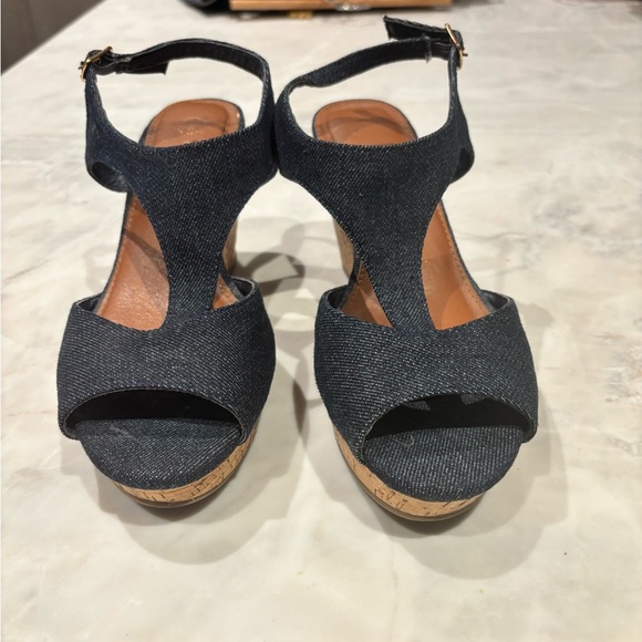 EST. 1946 Women's Denim Wedge Sandals - Picture 1 of 4